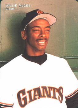 1993 Mother's Cookies San Francisco Giants #8 Willie McGee Front