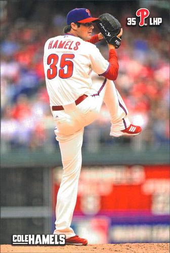 2012 Philadelphia Phillies Photocards 2nd Edition #10 Cole Hamels Front