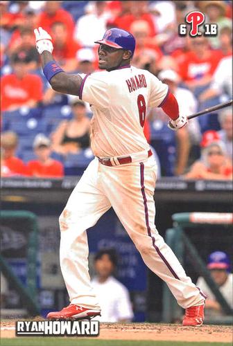 2012 Philadelphia Phillies Photocards 2nd Edition #12 Ryan Howard Front
