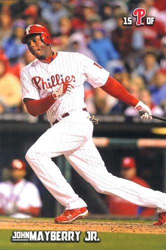 2012 Philadelphia Phillies Photocards 2nd Edition #19 John Mayberry Jr. Front