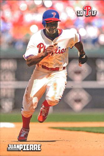 2012 Philadelphia Phillies Photocards 2nd Edition #24 Juan Pierre Front