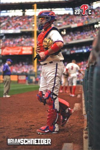 2012 Philadelphia Phillies Photocards 2nd Edition #32 Brian Schneider Front