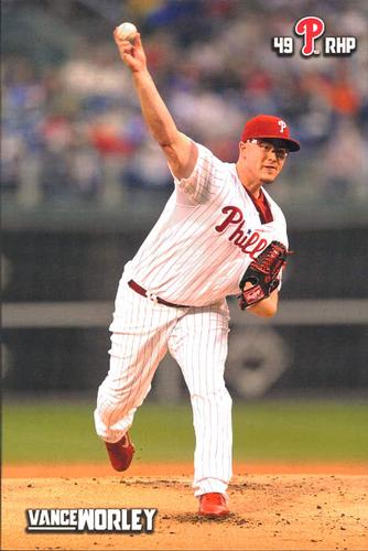 2012 Philadelphia Phillies Photocards 2nd Edition #38 Vance Worley Front