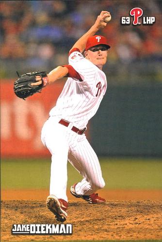 2012 Philadelphia Phillies Photocards 2nd Edition #4 Jake Diekman Front