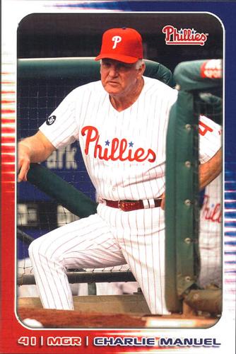 2010 Philadelphia Phillies Photocards 2nd Edition #24 Charlie Manuel Front