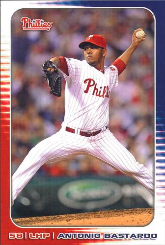2010 Philadelphia Phillies Photocards 2nd Edition #2 Antonio Bastardo Front