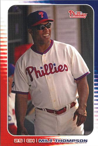 2010 Philadelphia Phillies Photocards 2nd Edition #33 Milt Thompson Front