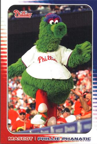 2010 Philadelphia Phillies Photocards 2nd Edition #38 Phillie Phanatic Front