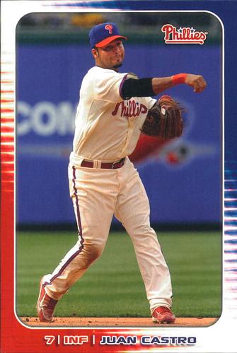 2010 Philadelphia Phillies Photocards 2nd Edition #6 Juan Castro Front