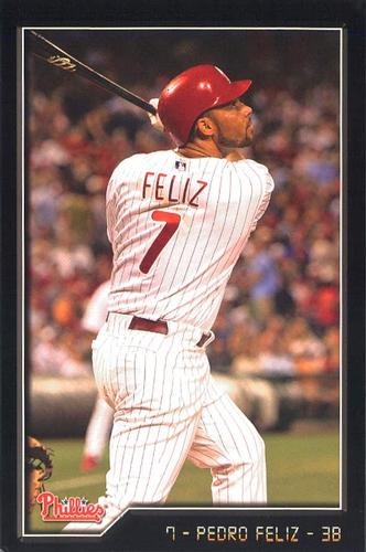2009 Philadelphia Phillies Photocards #10 Pedro Feliz Front