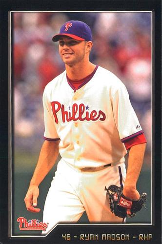 2009 Philadelphia Phillies Photocards #20 Ryan Madson Front