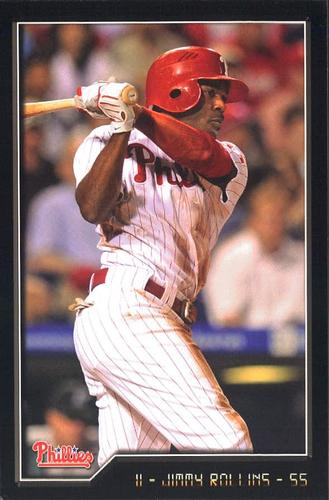 2009 Philadelphia Phillies Photocards #27 Jimmy Rollins Front