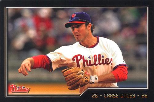 2009 Philadelphia Phillies Photocards #32 Chase Utley Front