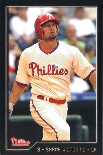 2009 Philadelphia Phillies Photocards #33 Shane Victorino Front