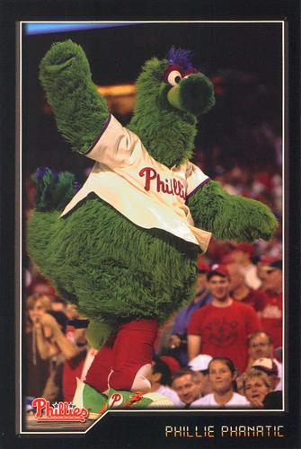 2009 Philadelphia Phillies Photocards #37 Phillie Phanatic Front