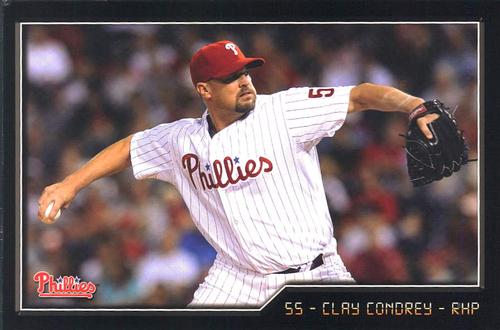 2009 Philadelphia Phillies Photocards #4 Clay Condrey Front