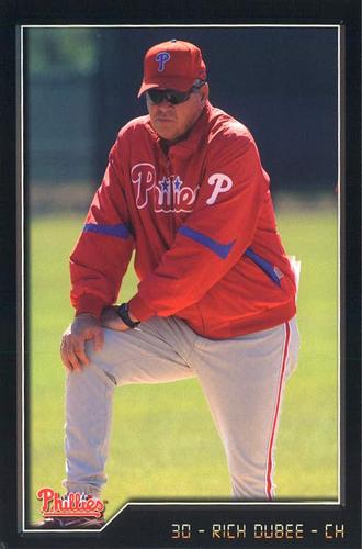 2009 Philadelphia Phillies Photocards #7 Rich Dubee Front
