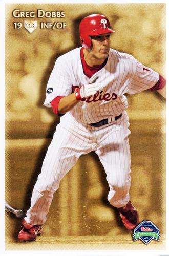 2008 Philadelphia Phillies Photocards #NNO Greg Dobbs Front
