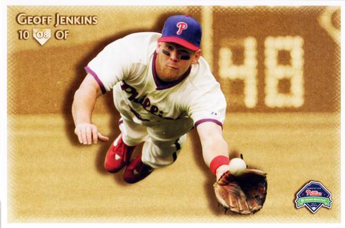 2008 Philadelphia Phillies Photocards #NNO Geoff Jenkins Front