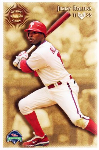 2008 Philadelphia Phillies Photocards #NNO Jimmy Rollins Front
