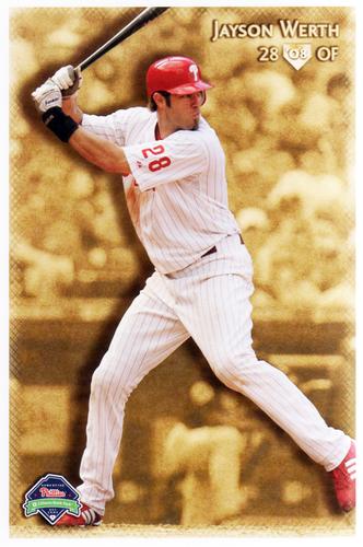 2008 Philadelphia Phillies Photocards #NNO Jayson Werth Front