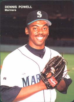 1993 Mother's Cookies Seattle Mariners #23 Dennis Powell Front
