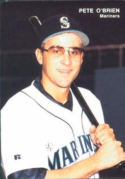 1993 Mother's Cookies Seattle Mariners #3 Pete O'Brien Front