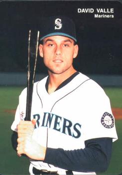 1993 Mother's Cookies Seattle Mariners #7 Dave Valle Front