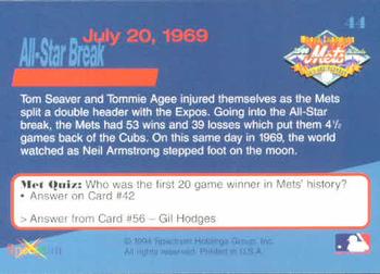 1994 Spectrum The Miracle of '69 #44 All-Star Break Back