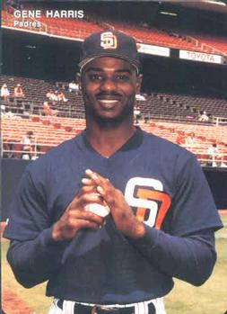 1993 Mother's Cookies San Diego Padres #18 Gene Harris Front