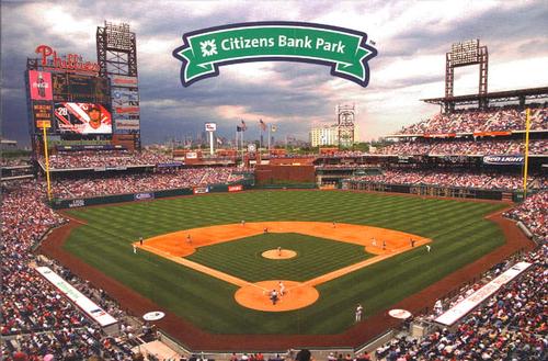 2008 Baseball Pixels Philadelphia Phillies Postcards #10 Citizens Bank Park Front
