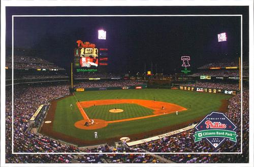 2008 Baseball Pixels Philadelphia Phillies Postcards #11 Citizens Bank Park Front