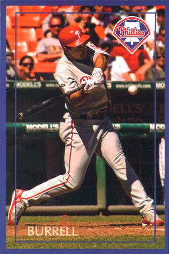 2008 Baseball Pixels Philadelphia Phillies Postcards #2 Pat Burrell Front