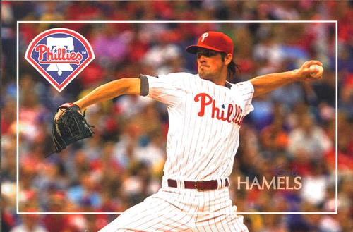 2008 Baseball Pixels Philadelphia Phillies Postcards #3 Cole Hamels Front