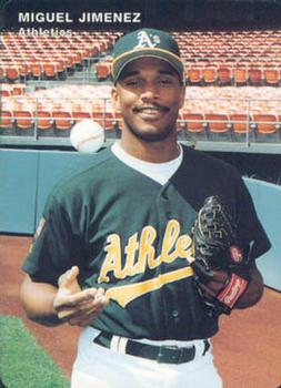 1994 Mother's Cookies Oakland Athletics #11 Miguel Jimenez Front