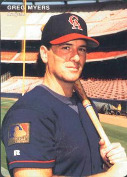1994 Mother's Cookies California Angels #23 Greg Myers Front