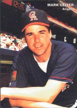 1994 Mother's Cookies California Angels #24 Mark Leiter Front