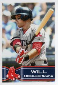 2014 Topps Stickers #13 Will Middlebrooks Front