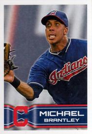 2014 Topps Stickers #60 Michael Brantley Front