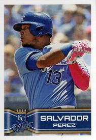 2014 Topps Stickers #74 Salvador Perez Front