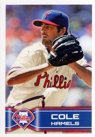2014 Topps Stickers #193 Cole Hamels Front