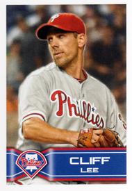 2014 Topps Stickers #198 Cliff Lee Front