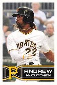 2014 Topps Stickers #238 Andrew McCutchen Front