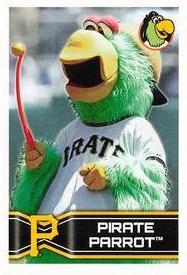 2014 Topps Stickers #246 Pirate Parrot Front