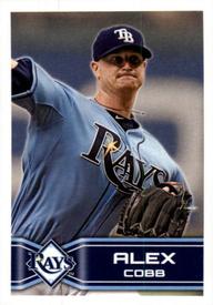 2014 Topps Stickers #31 Alex Cobb Front