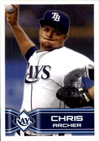 2014 Topps Stickers #35 Chris Archer Front