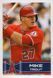 2014 Topps Stickers #91 Mike Trout Front