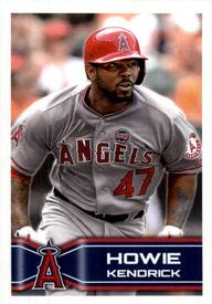 2014 Topps Stickers #97 Howie Kendrick Front