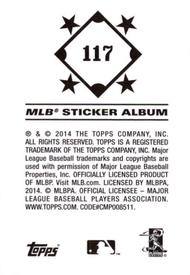 2014 Topps Stickers #117 Stomper Back
