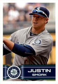 2014 Topps Stickers #124 Justin Smoak Front